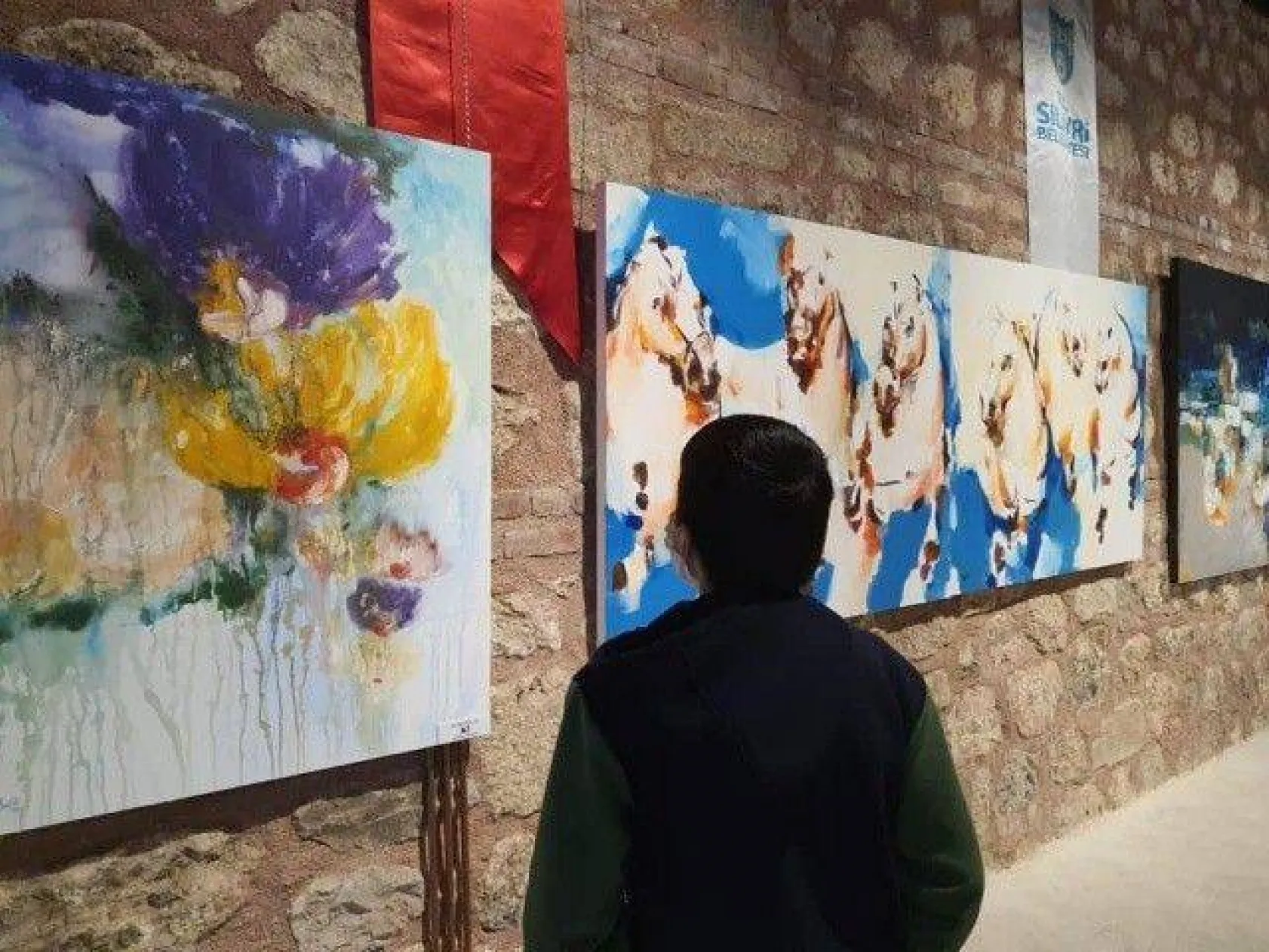 1. Uluslararası Silivri Resim Çalıştayı Sergisi Sanatseverlerle Buluştu