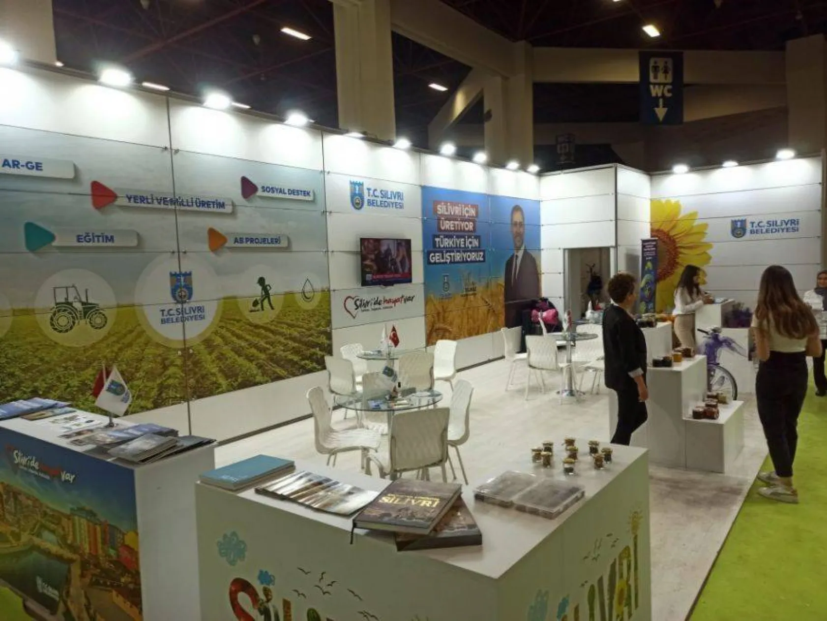 Silivri belediyesi tarım fuarında büyük ilgi gördü