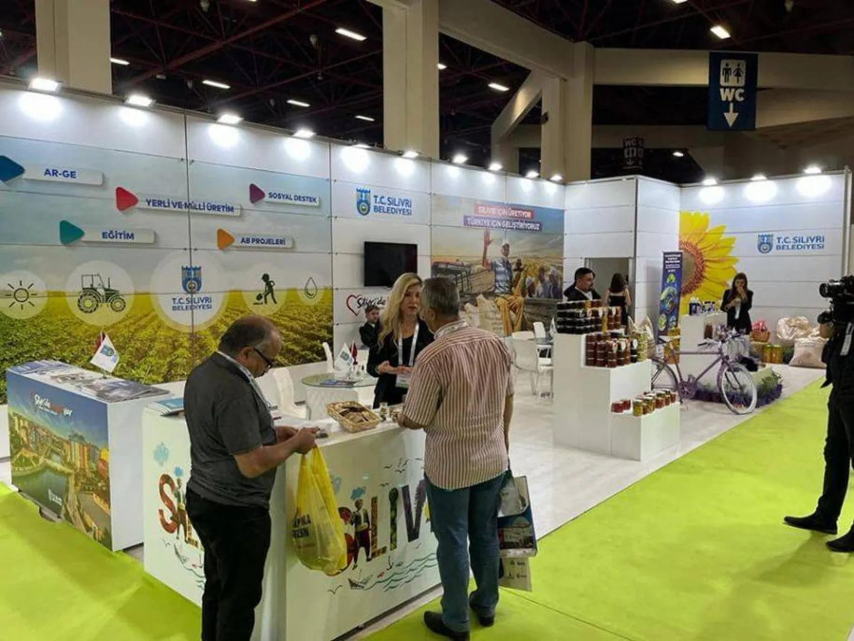 Silivri belediyesi tarım fuarında büyük ilgi gördü