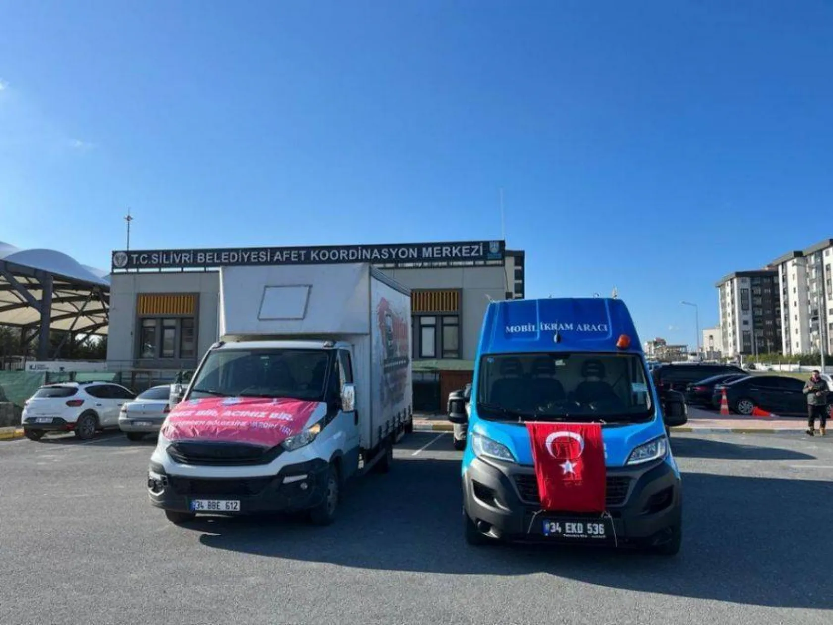 Silivri'den deprem bölgesine büyük destek