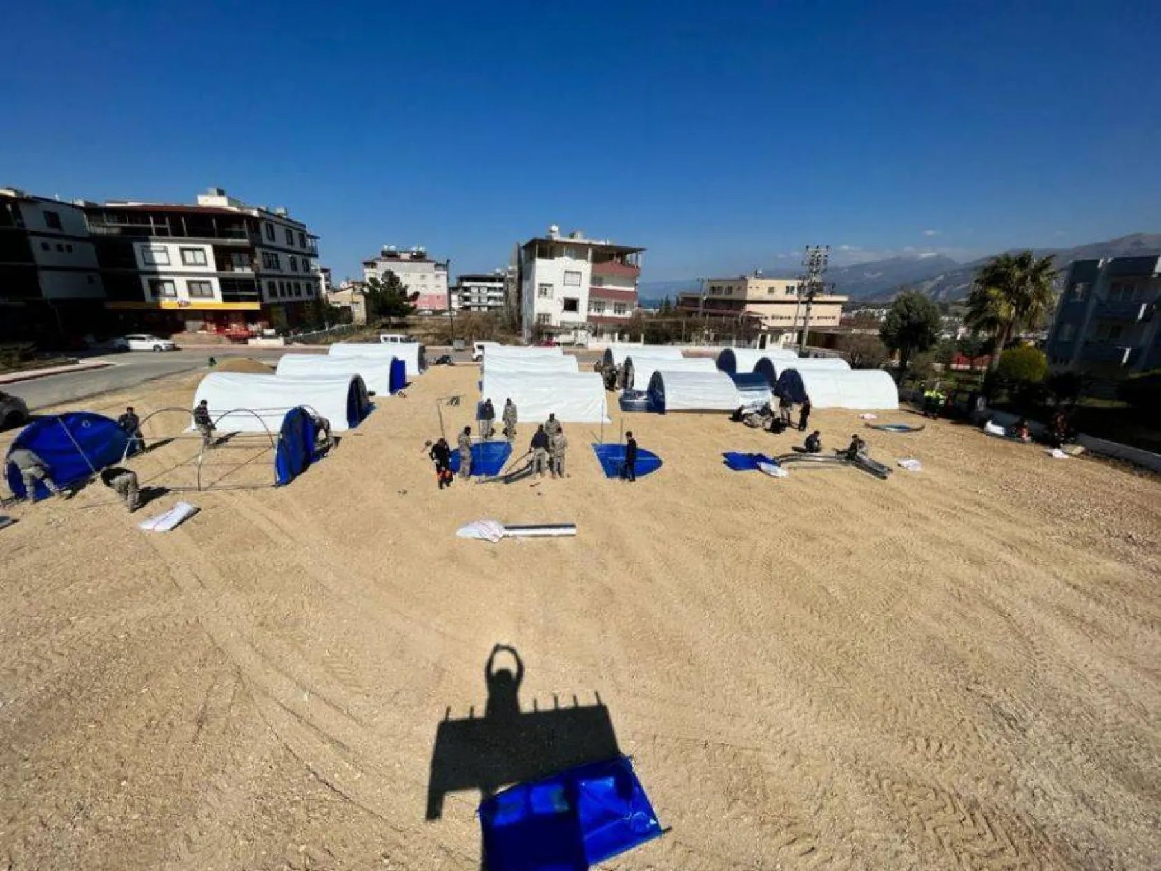 Silivri Belediyesi Hatay'da çadır köyler kuruyor