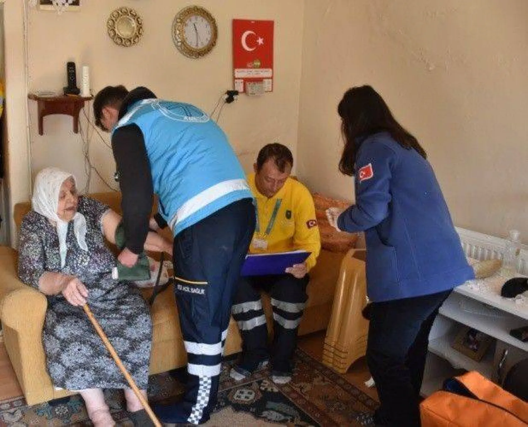 EYKOM'dan Çantalılara Sağlık Kontrolü