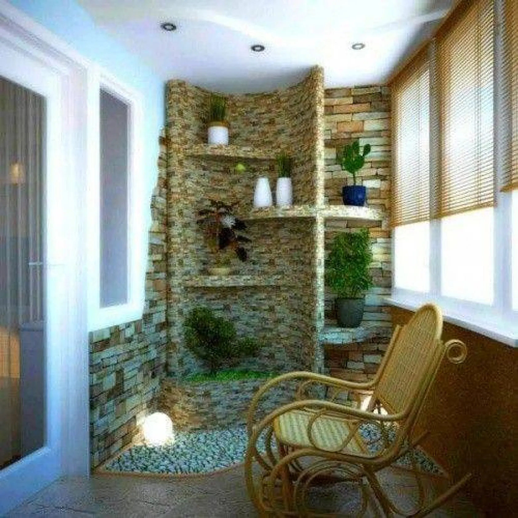 Balkon dekorasyon fikirleri