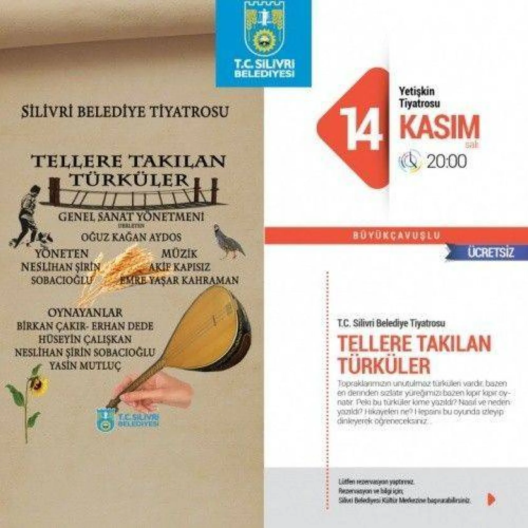 Önder Yılmaz Sahnesi Opera Dinletisine Ev Sahipliği Yapacak