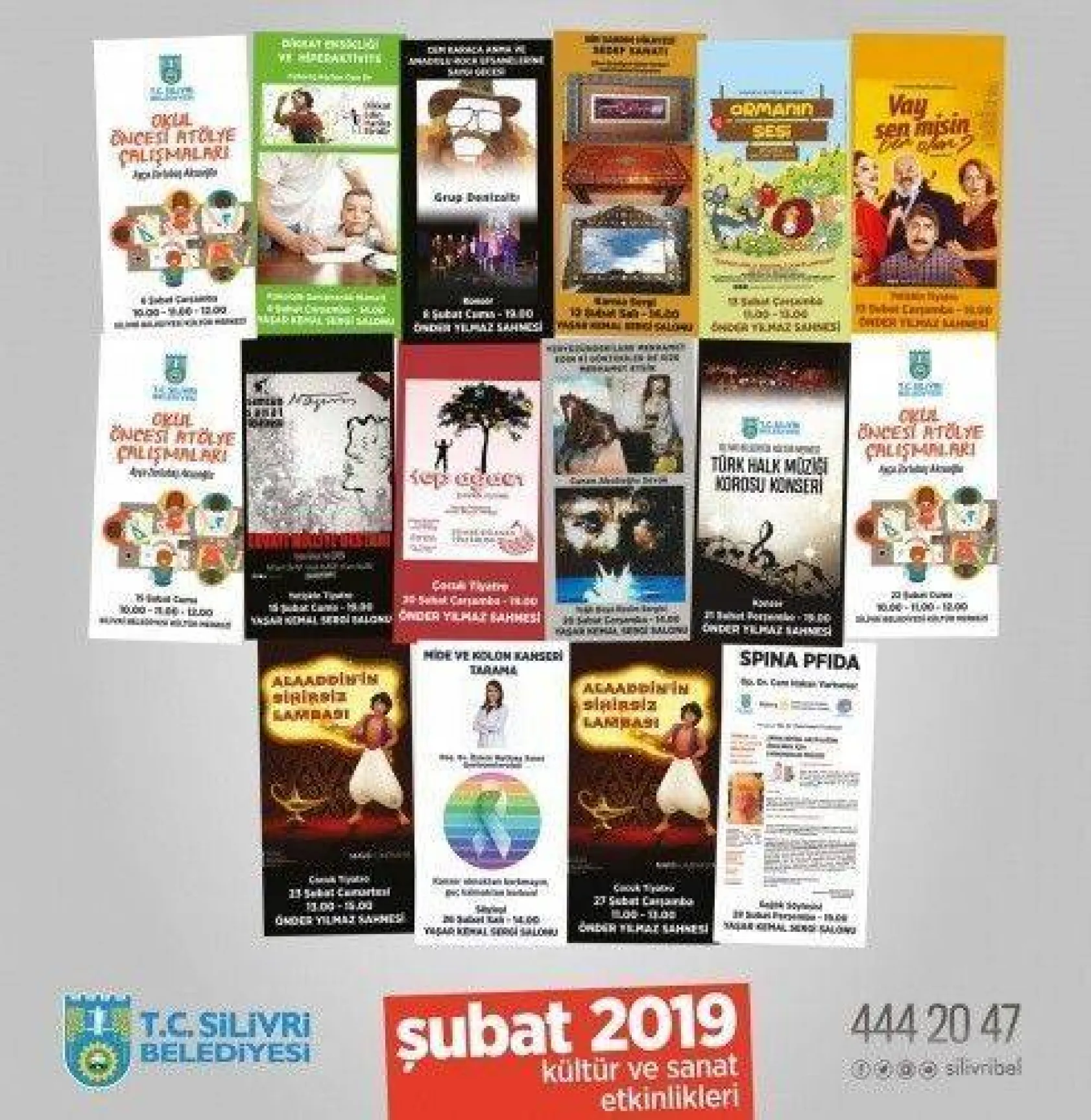 Şubat Ayı Kültür Sanat Takvimi Yayınlandı