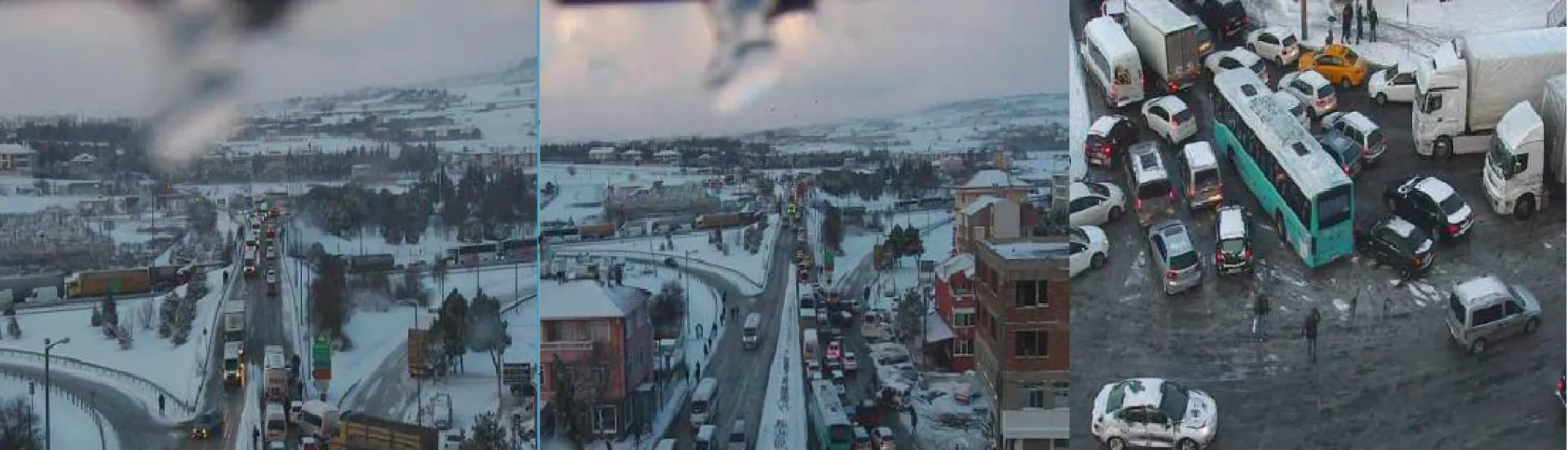 D-100'de trafik yoğunlaştı