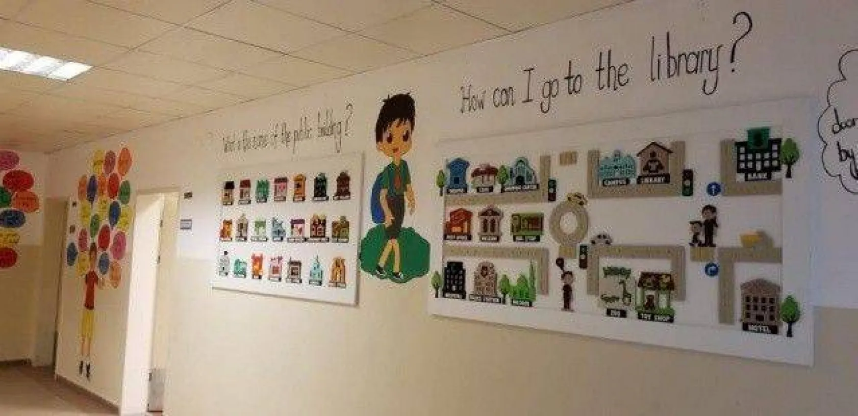 Okul içinde yabancı sokak