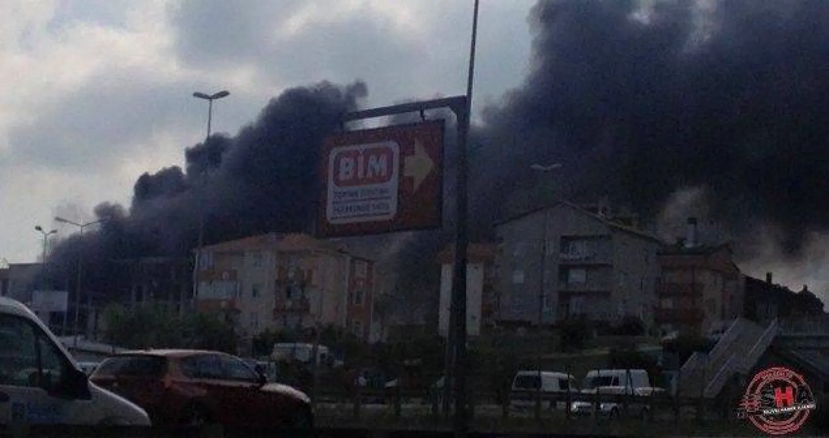 İnşaatta yangın paniği!