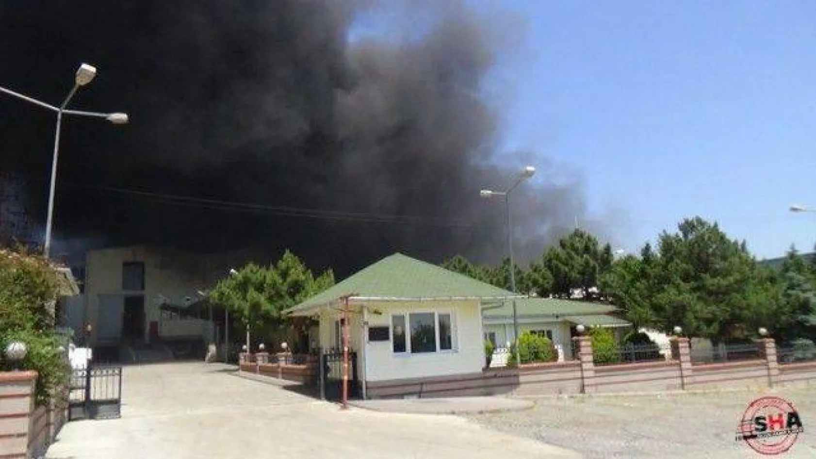 Silivri'de fabrika yangını