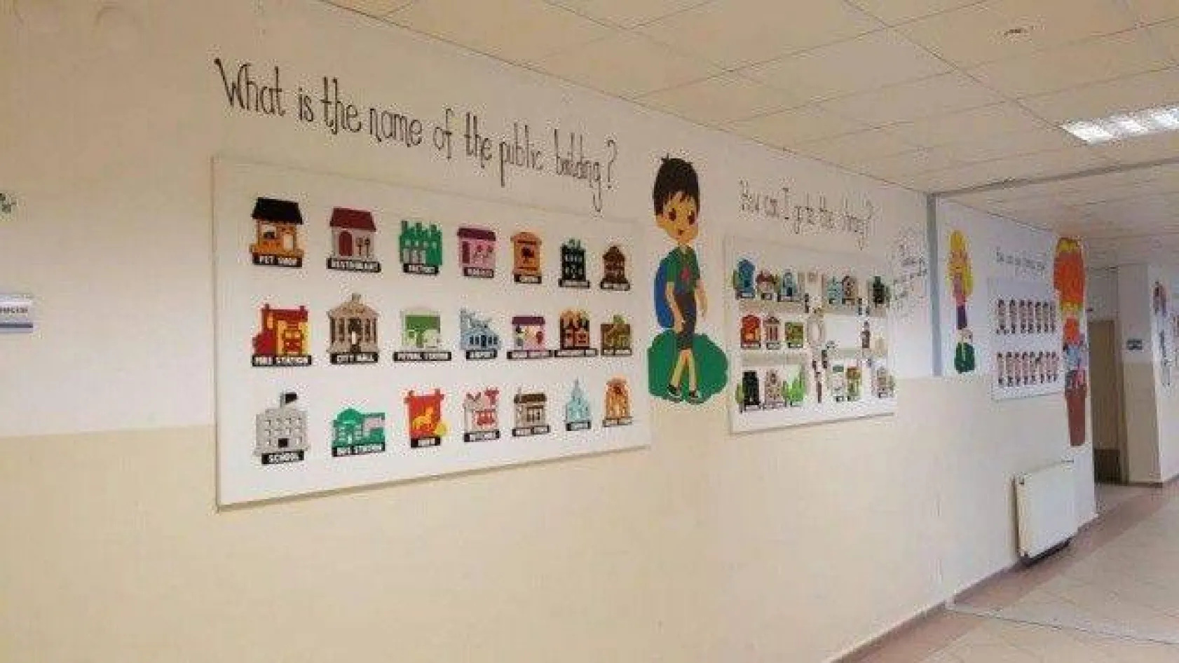 Okul içinde yabancı sokak