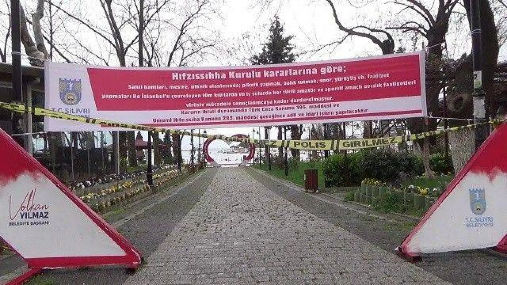 Silivri'de sokaklar ve caddeler ıssız kaldı