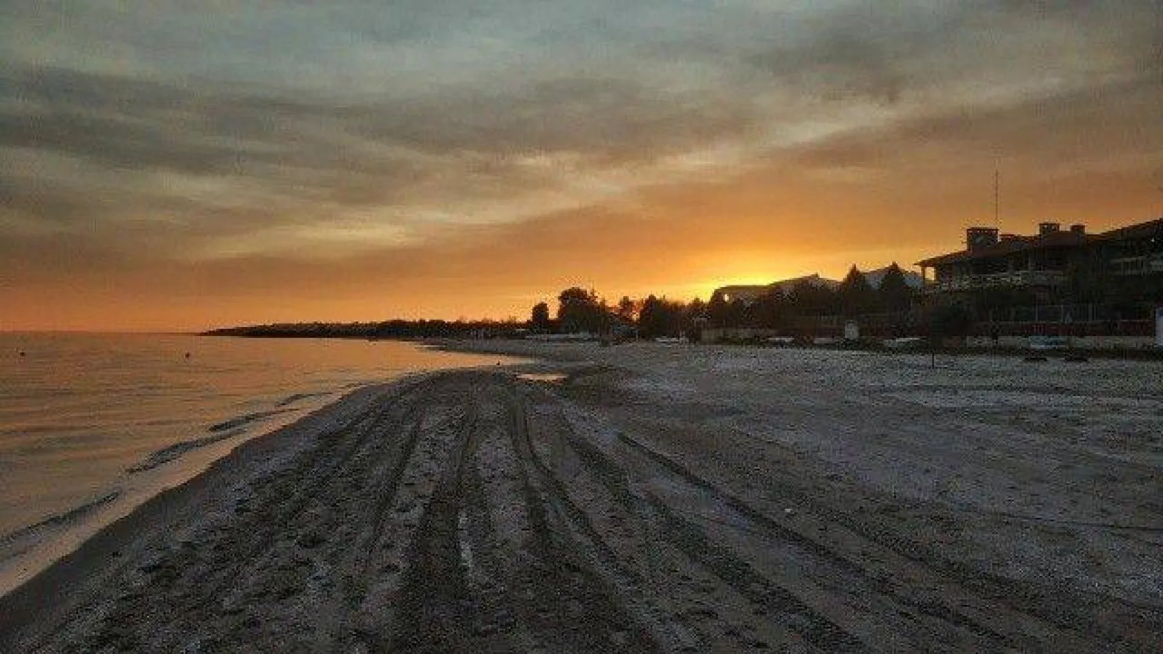 Silivri'de kartpostallık gün batımı