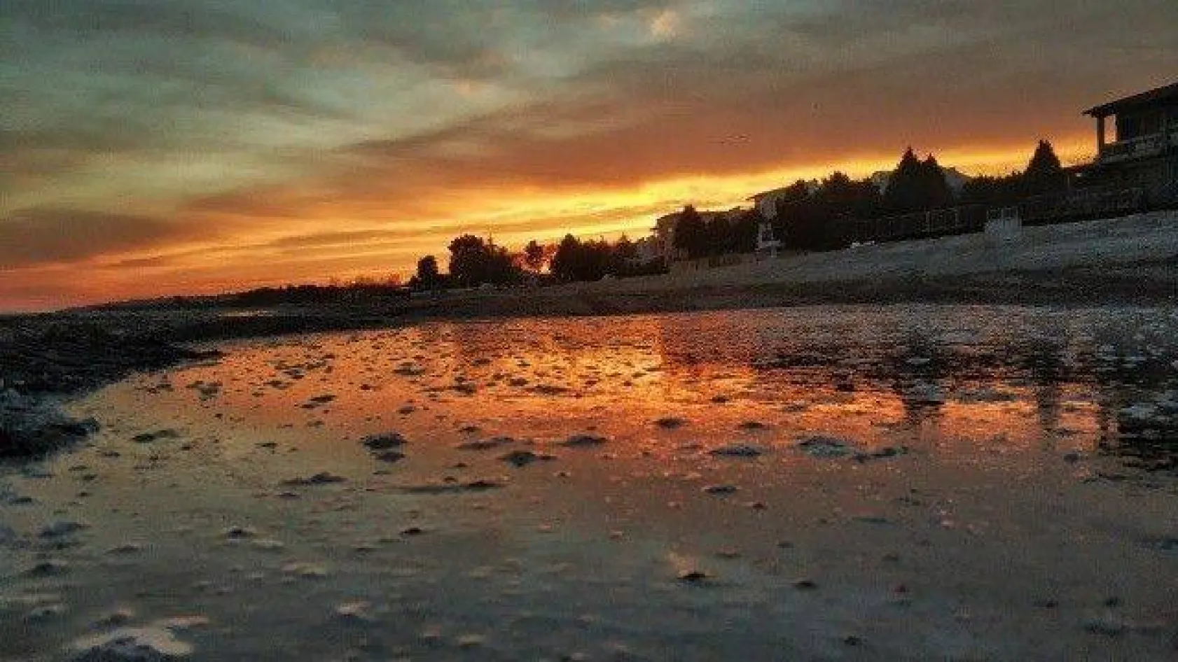 Silivri'de kartpostallık gün batımı