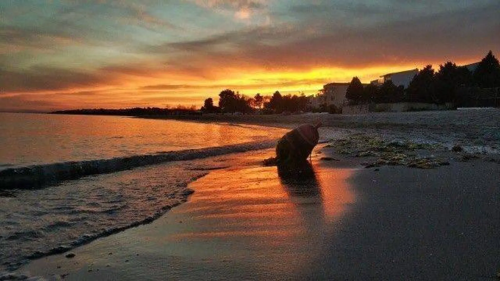 Silivri'de kartpostallık gün batımı