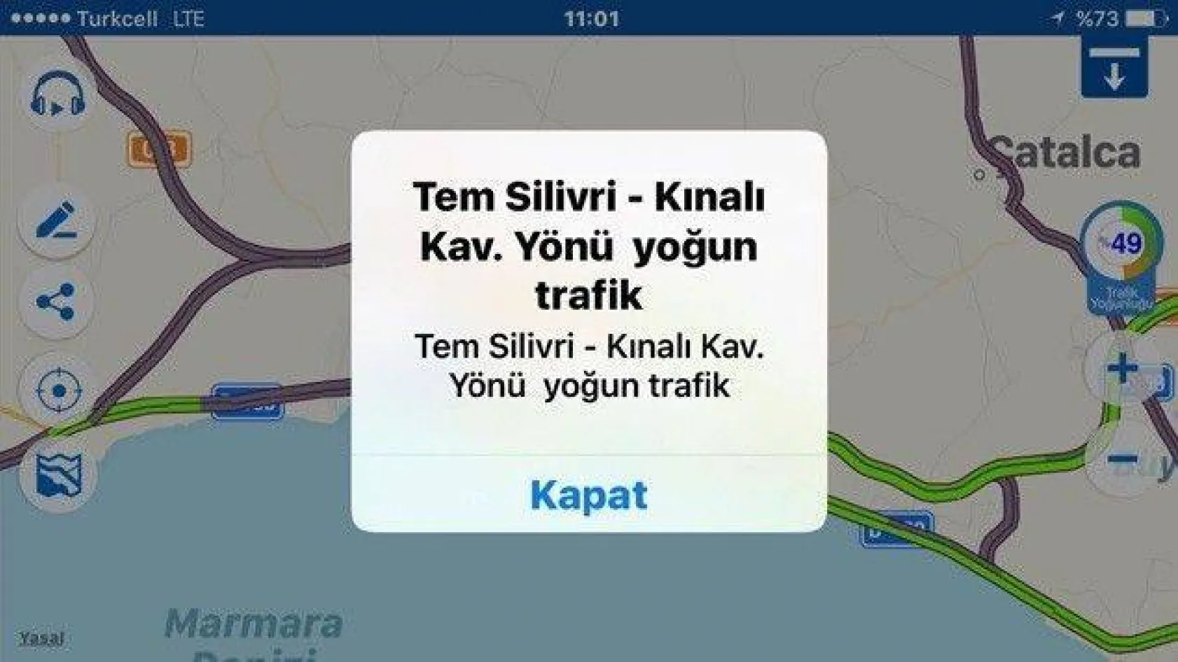 Jandarma'dan 'TEM' uygulaması