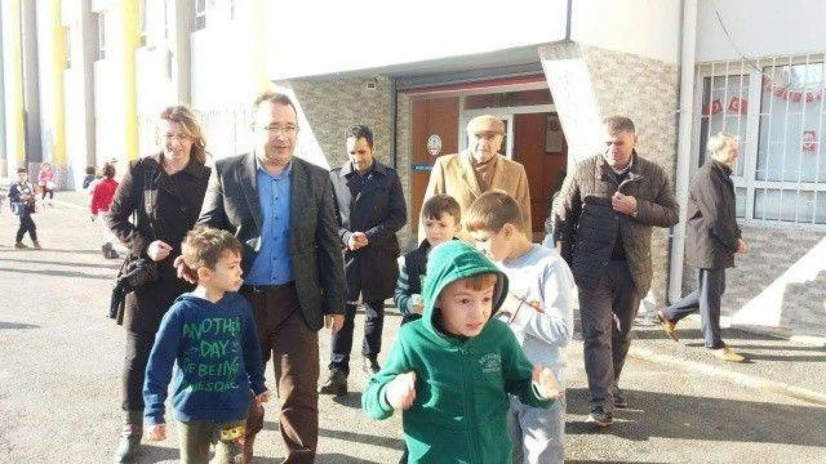 Baldöktü, öğrencilerle buluştu