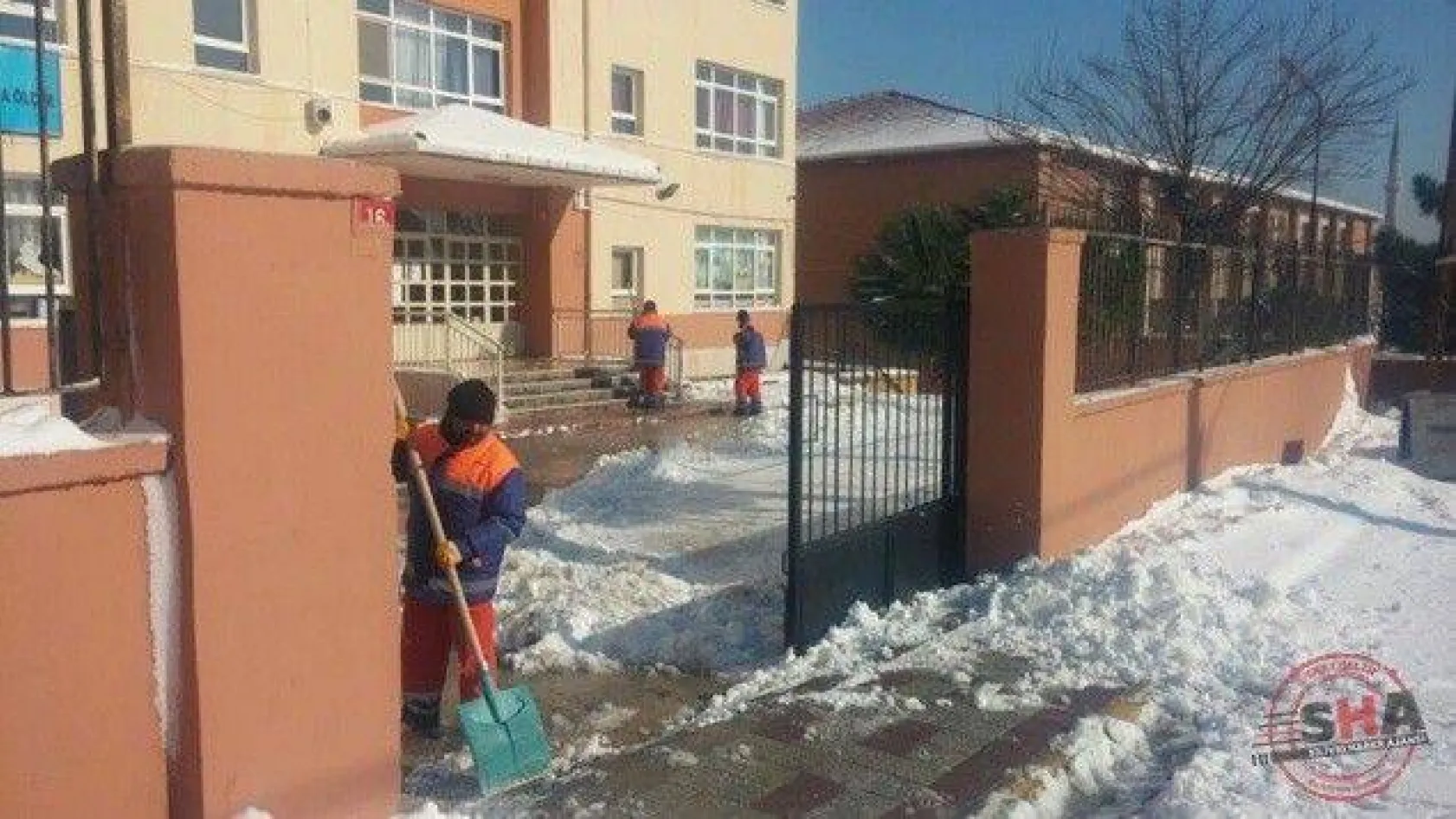 Silivri Belediyesi'nin karla mücadele çalışmaları