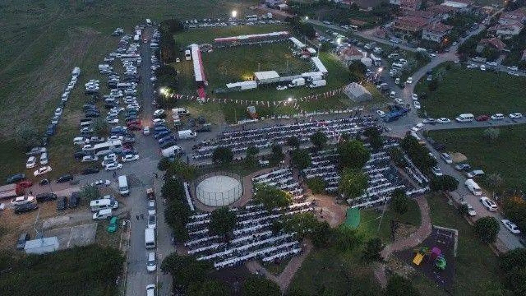 Silivri'de Gece Güreşine Yoğun İlgi