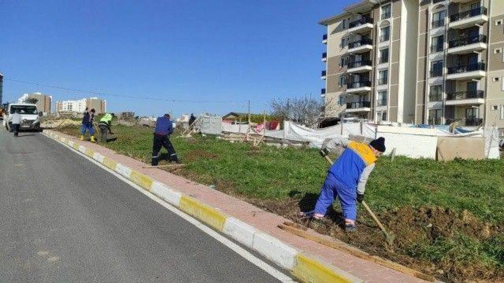 Belediye Ekiplerinden Hafta Sonu Mesaisi