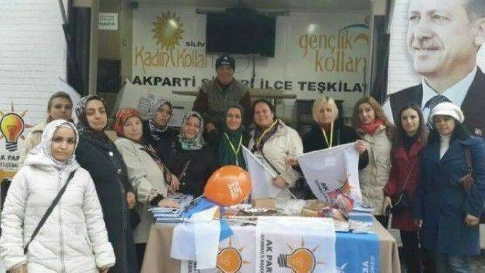 Ak Kadınlar Hız Kesmeden Çalışmalarına Devam Ediyor