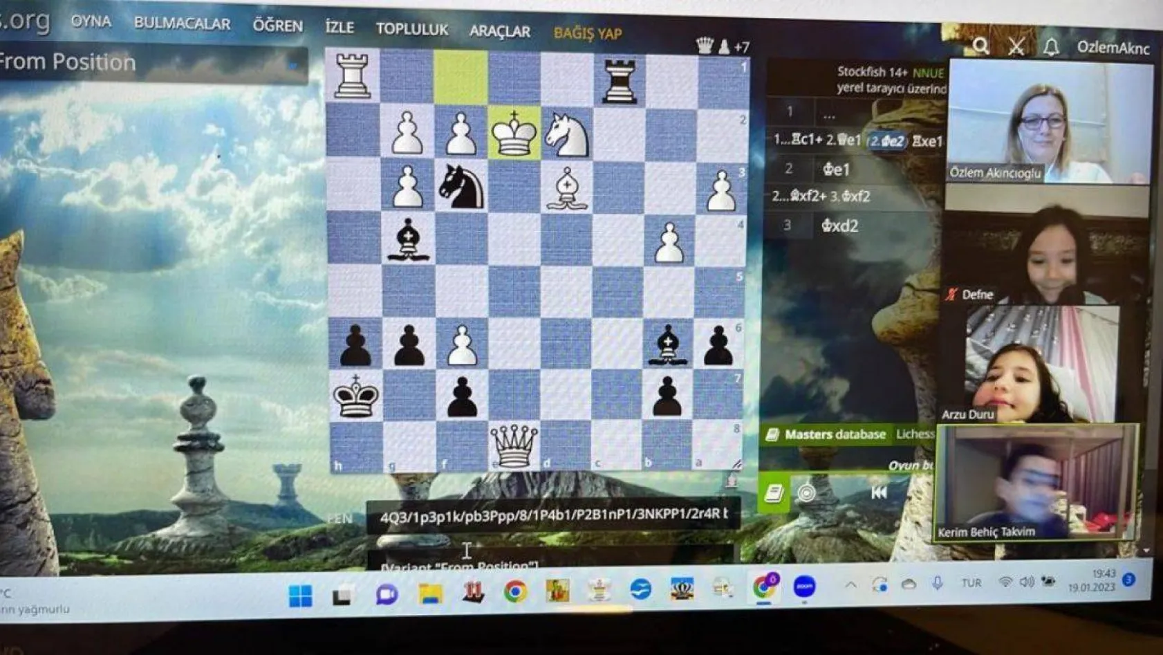 Silivri'de çocuklar için yarıyıl tatili dopdolu geçiyor