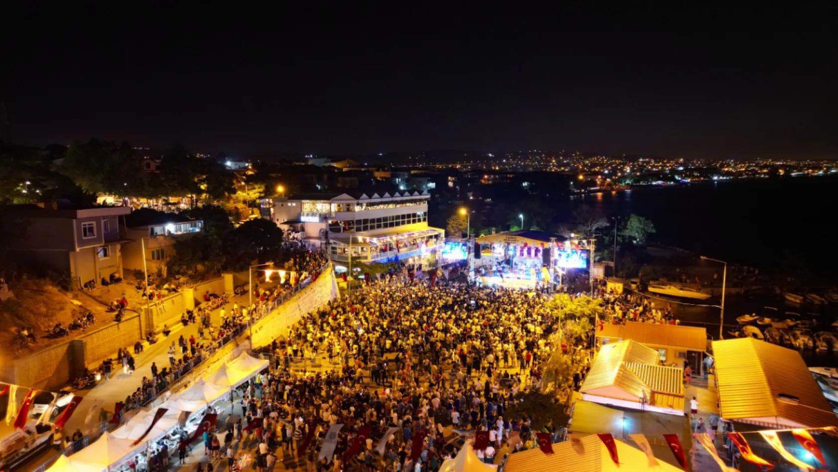 Selimpaşa'da kavun ve bamya festivali coşkusu