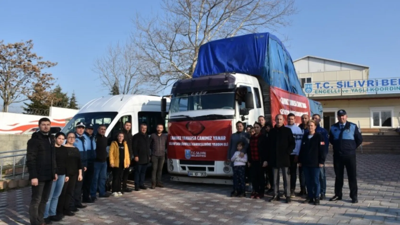 Silivri Belediyesinden Sivrice'ye yardım eli