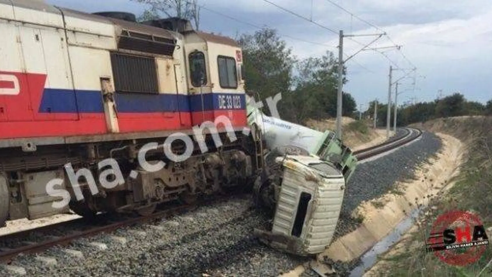 Beyciler'deki tren kazası ucuz atlatıldı