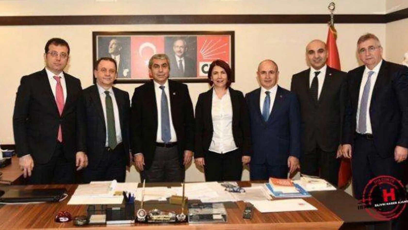 CHP'li Başkanlar Canpolat'ı Ziyaret Etti