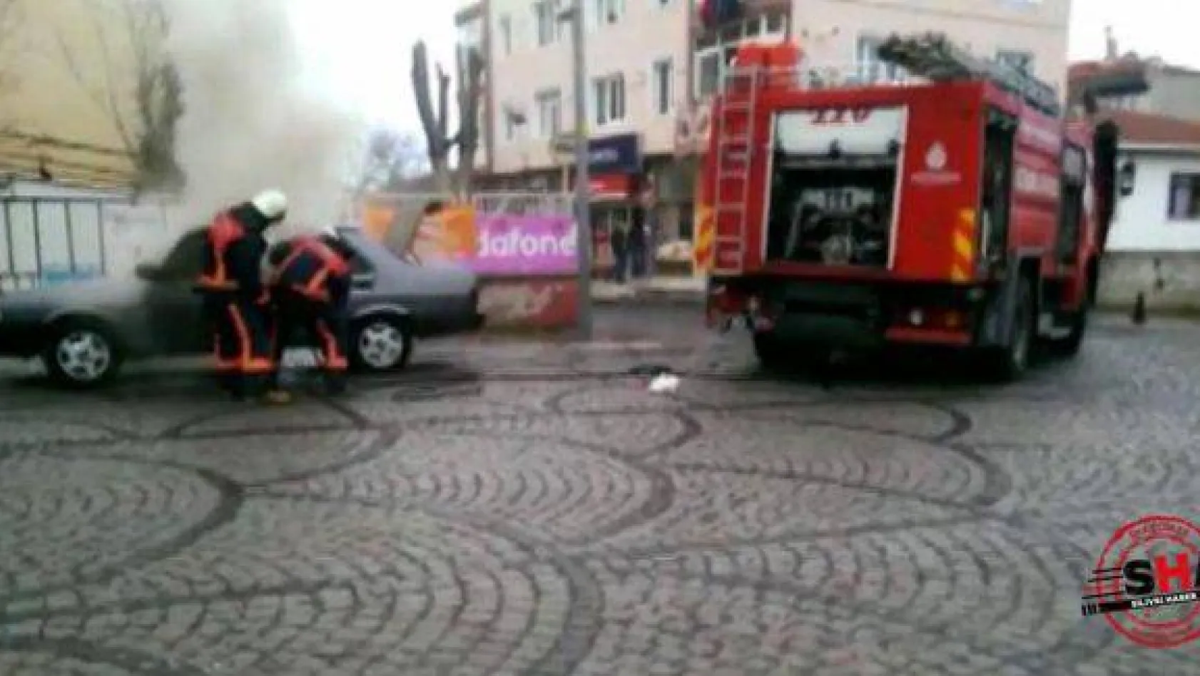 Selimpaşa'da oto yangını