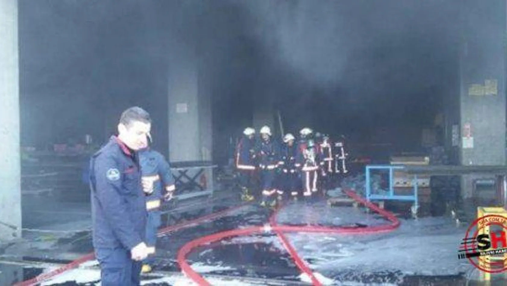 Çatalca'da Fabrika Yangını