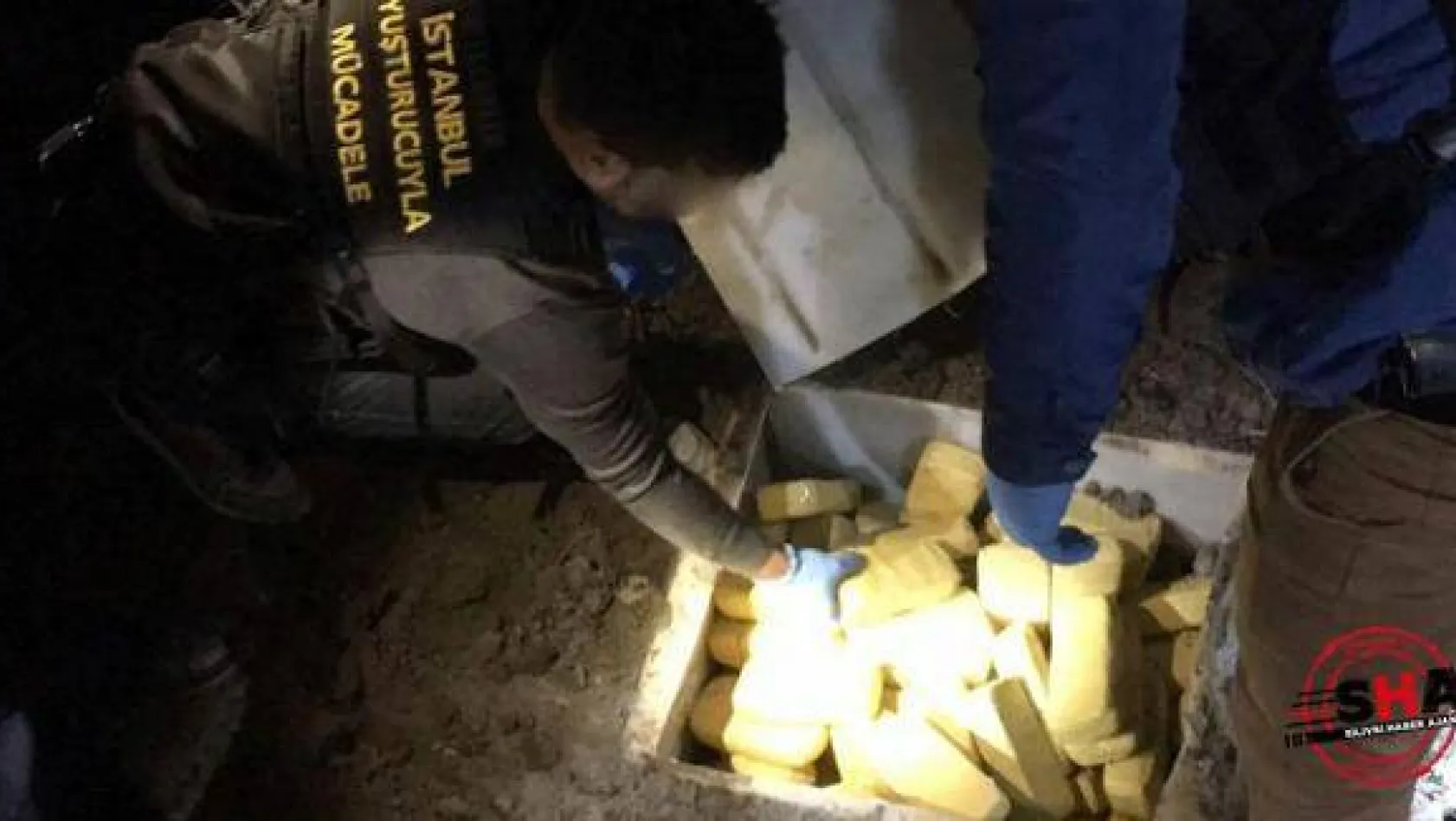 Silivri'de 82 kilogram uyuşturucu ele geçirildi