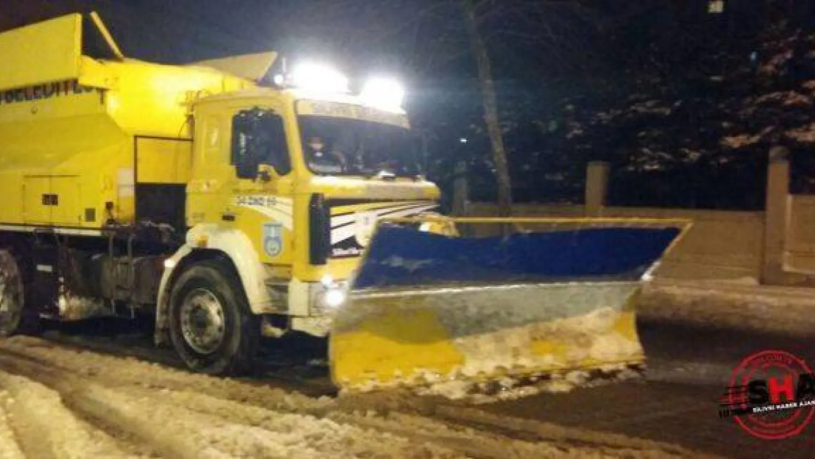 Silivri Belediyesi'nin karla mücadele çalışmaları