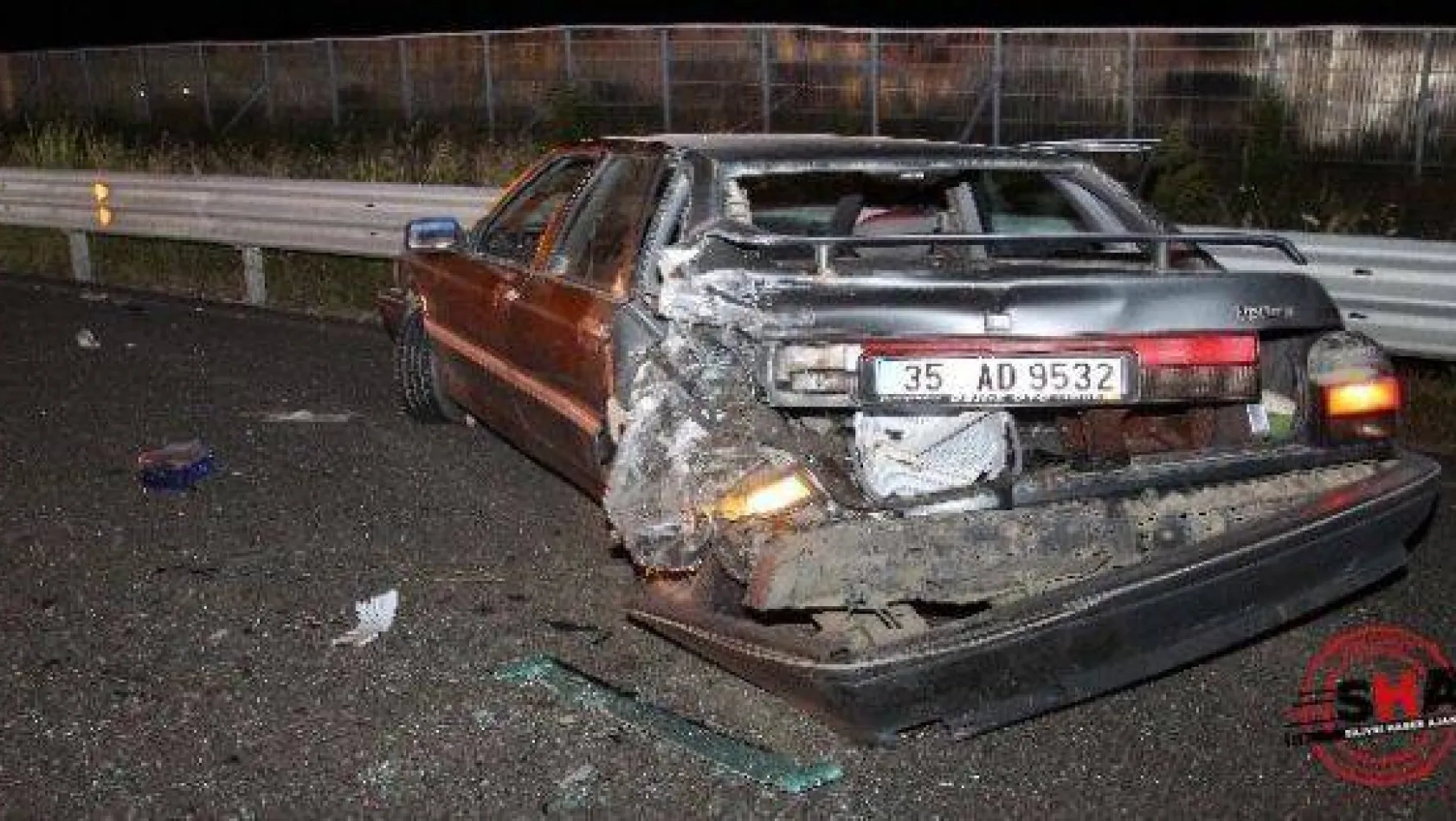 Büyükçavuşlu'da zincirleme kaza: 3 yaralı