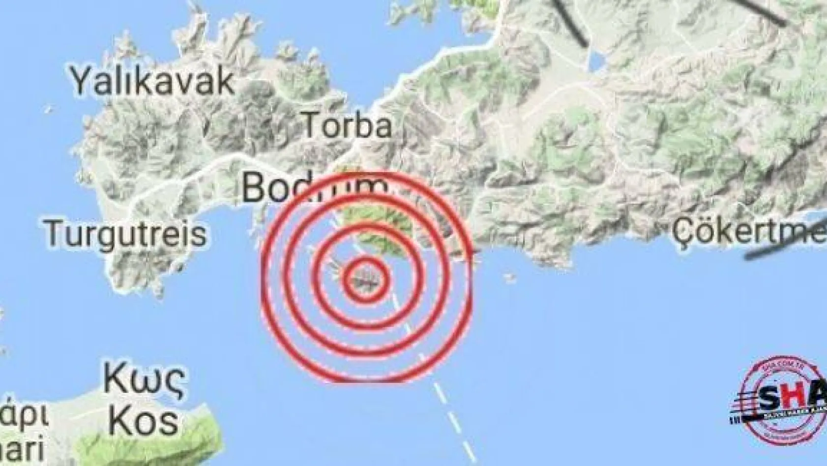 Ege Denizi'de 4.0 büyüklüğünde deprem
