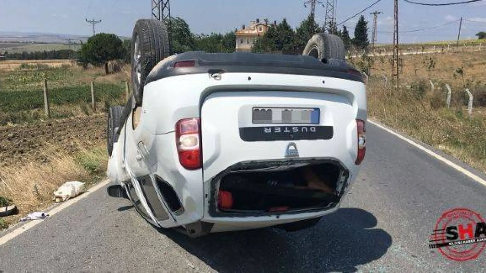 Gazitepe'de 3 araçlı kaza ! 2 yaralı