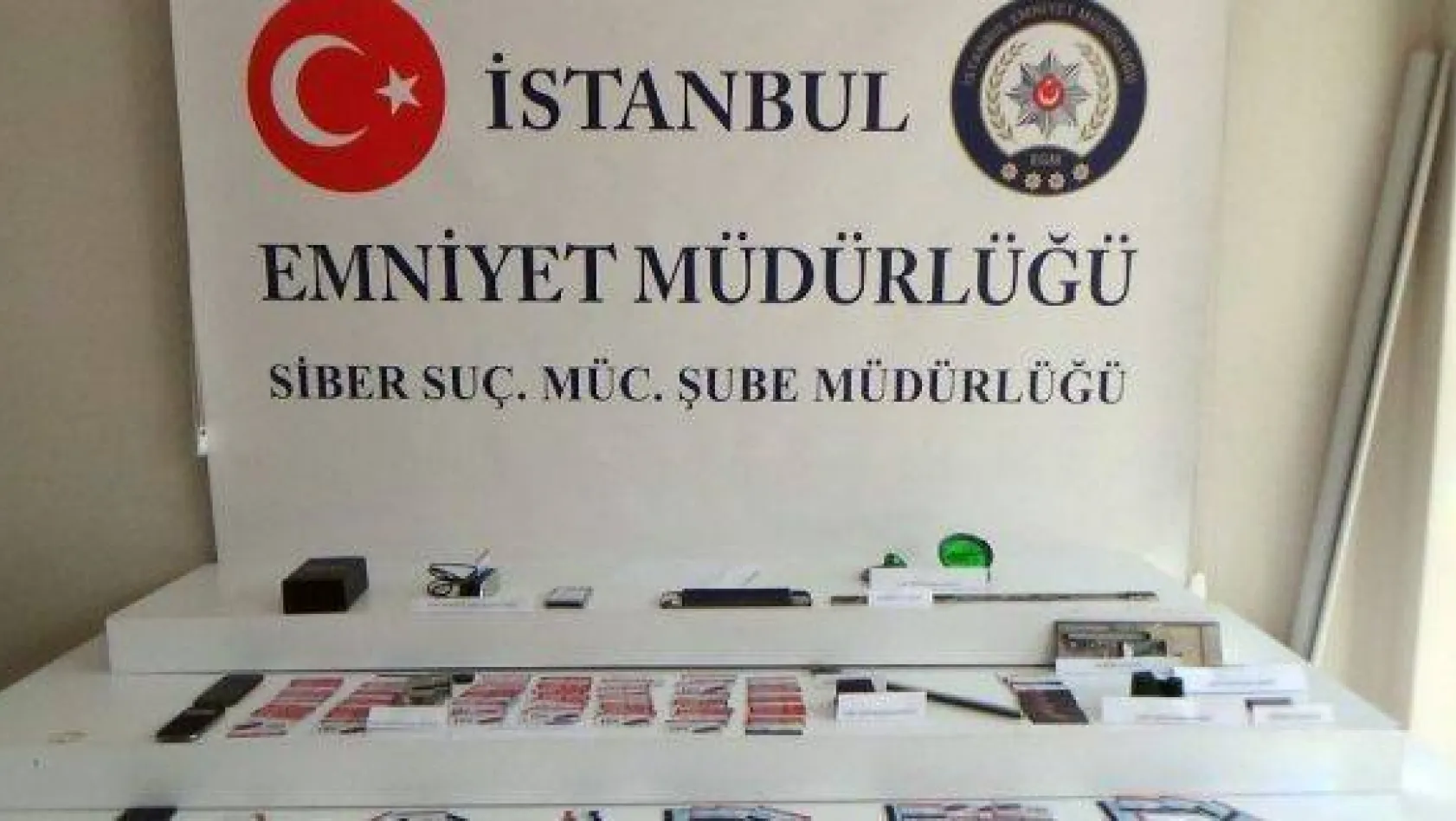 İstanbul'da kredi kartı dolandırıcılarına operasyon