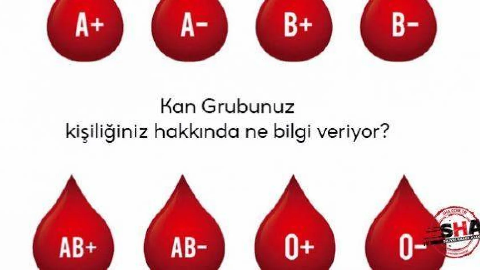 Kan grubunuz kişiliğiniz hakkında ne bilgi veriyor?