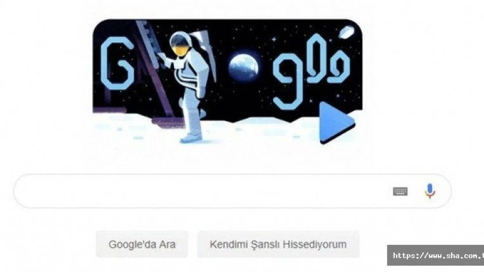 Ay'a inişin 50. yıl dönümü Google'da Doodle oldu! İşte.