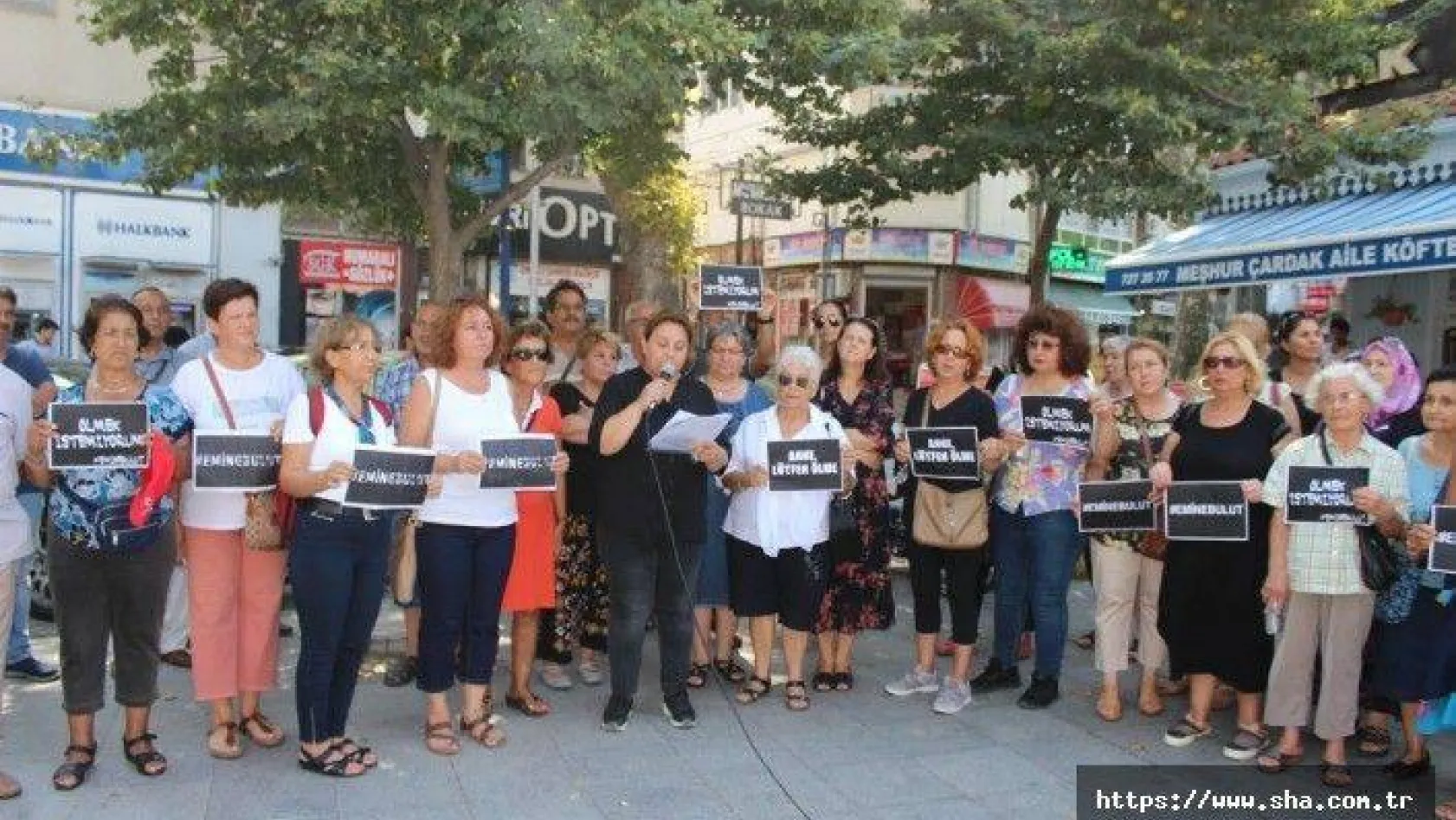 CHP Kadın Kollarından kadın cinayetlerine tepki