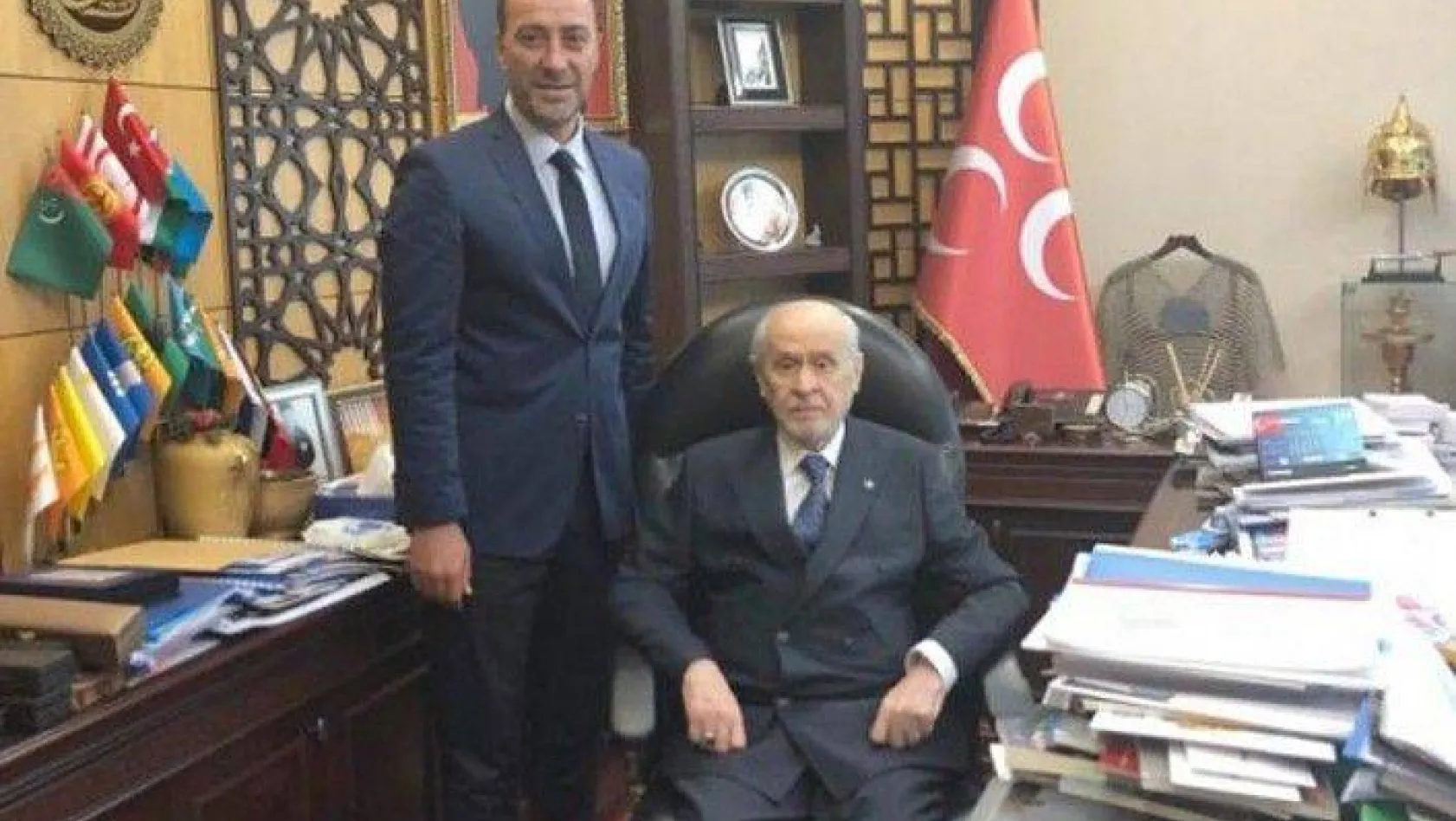 Başkan Yılmaz'dan MHP Lideri Bahçeli'ye Geçmiş Olsun Ziyareti