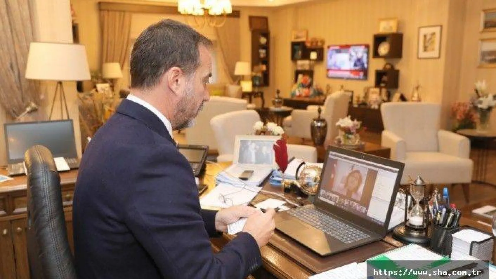 Başkan Yılmaz TBB Toplantısına Video Konferans İle Katıldı