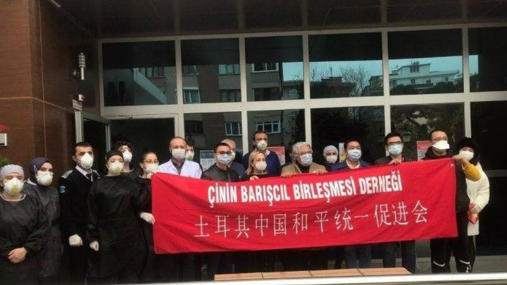 Çin'den Maltepe'ye 10 bin maske bağışı