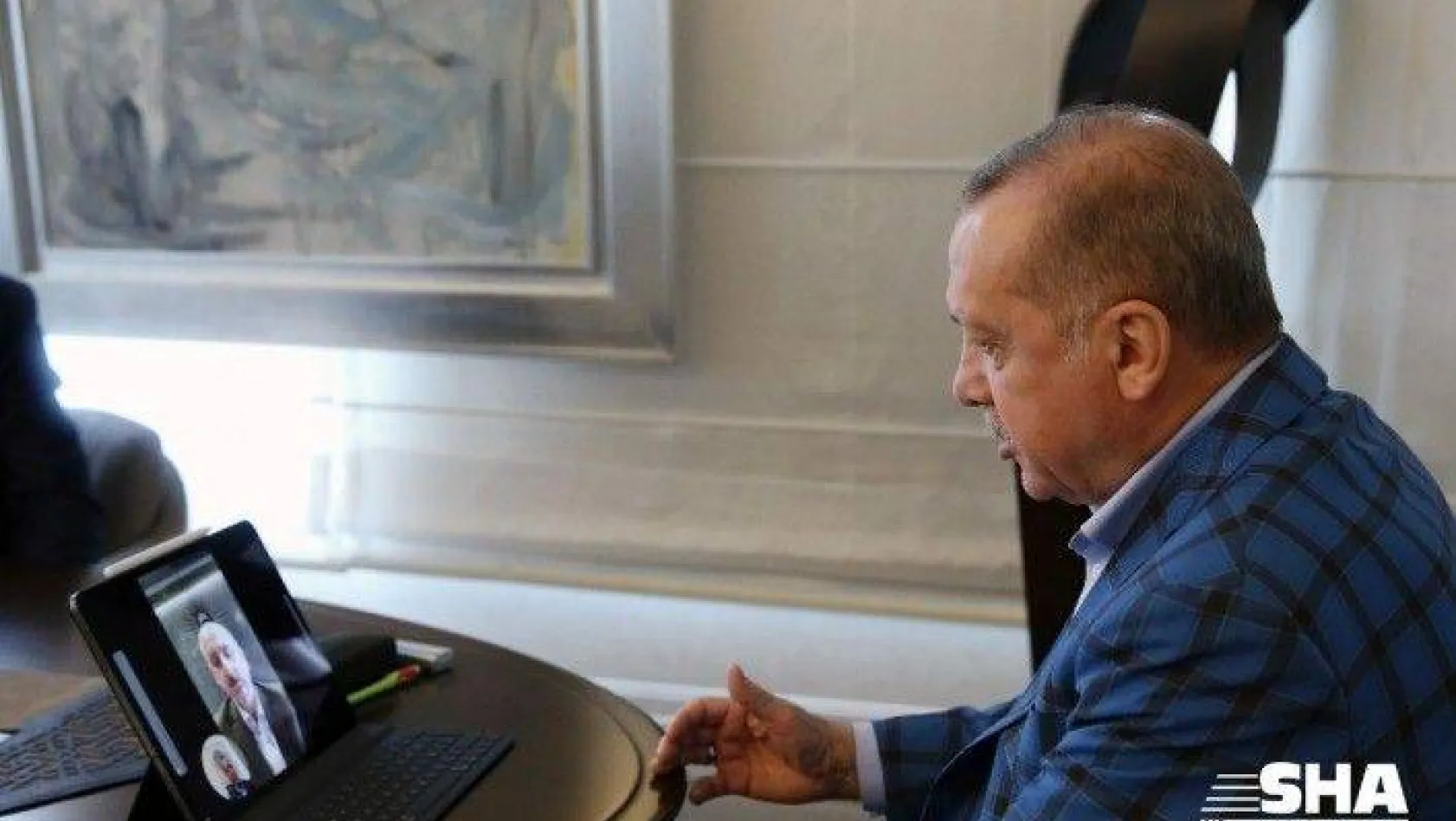Cumhurbaşkanı Erdoğan, yeni Ulaştırma Bakanı Karaismailoğlu ile video konferans yöntemiyle görüştü