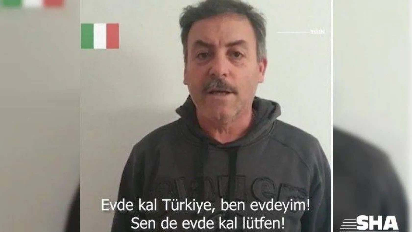 İtalyanlar ve İspanyollar Türkiye'ye 'Evde Kal' diyerek destek verdi