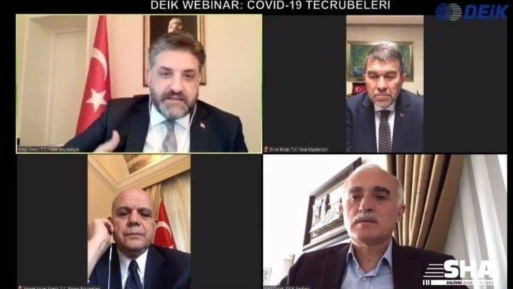 Koronavirüs mücadelesi veren 3 ülkenin Türk büyükelçilerinden online seminer