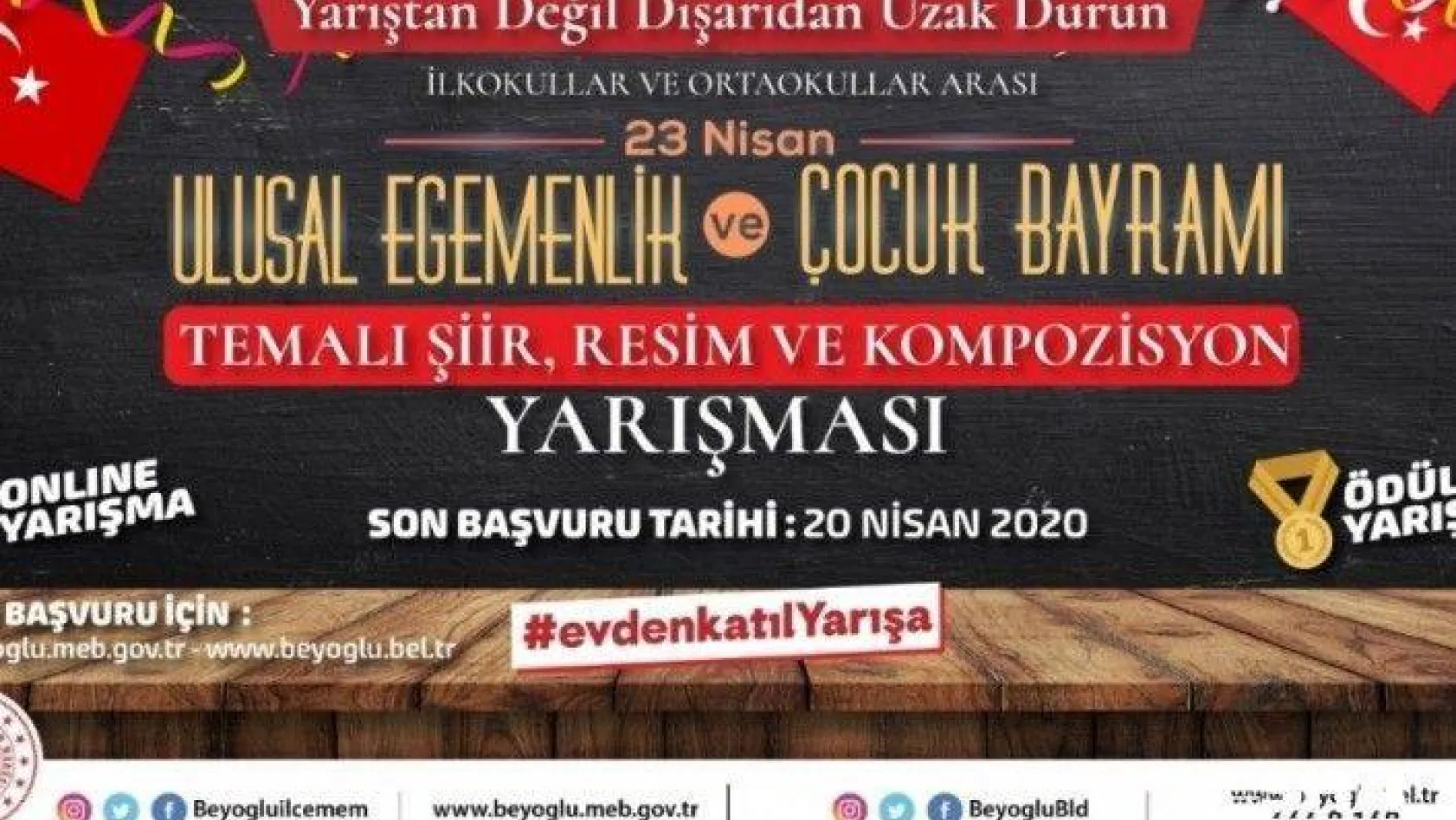 Beyoğlu Belediyesi'nden gençler için 4 farklı online yarışma