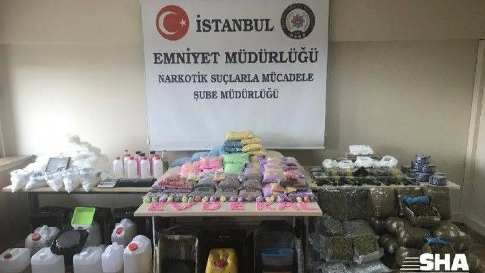 İstanbul'da uyuşturucu operasyonu: 35 milyon liralık uyuşturucu madde ele geçirildi