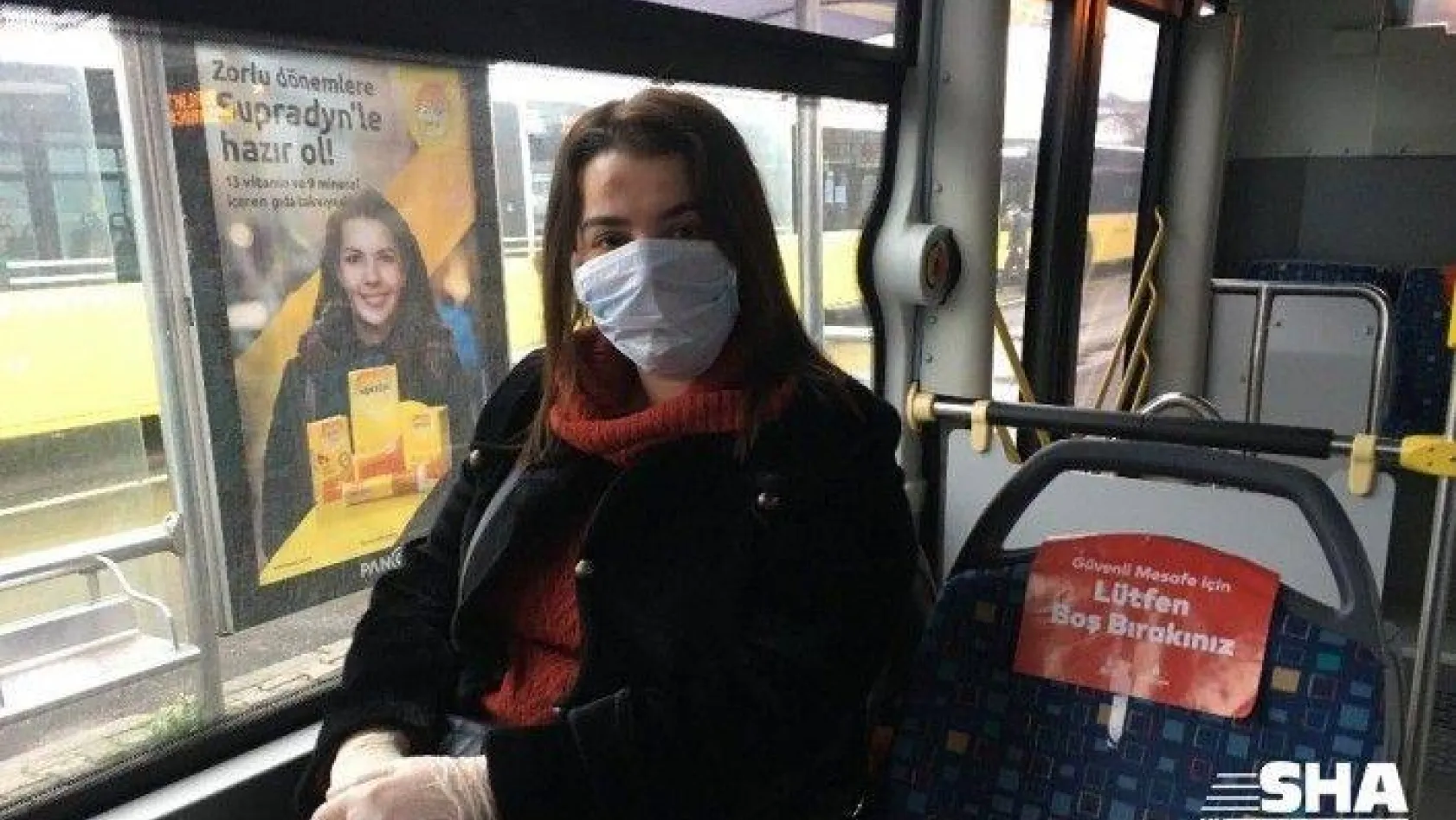 İstanbullular, toplu taşımalarda maske kuralına özen gösteriyor