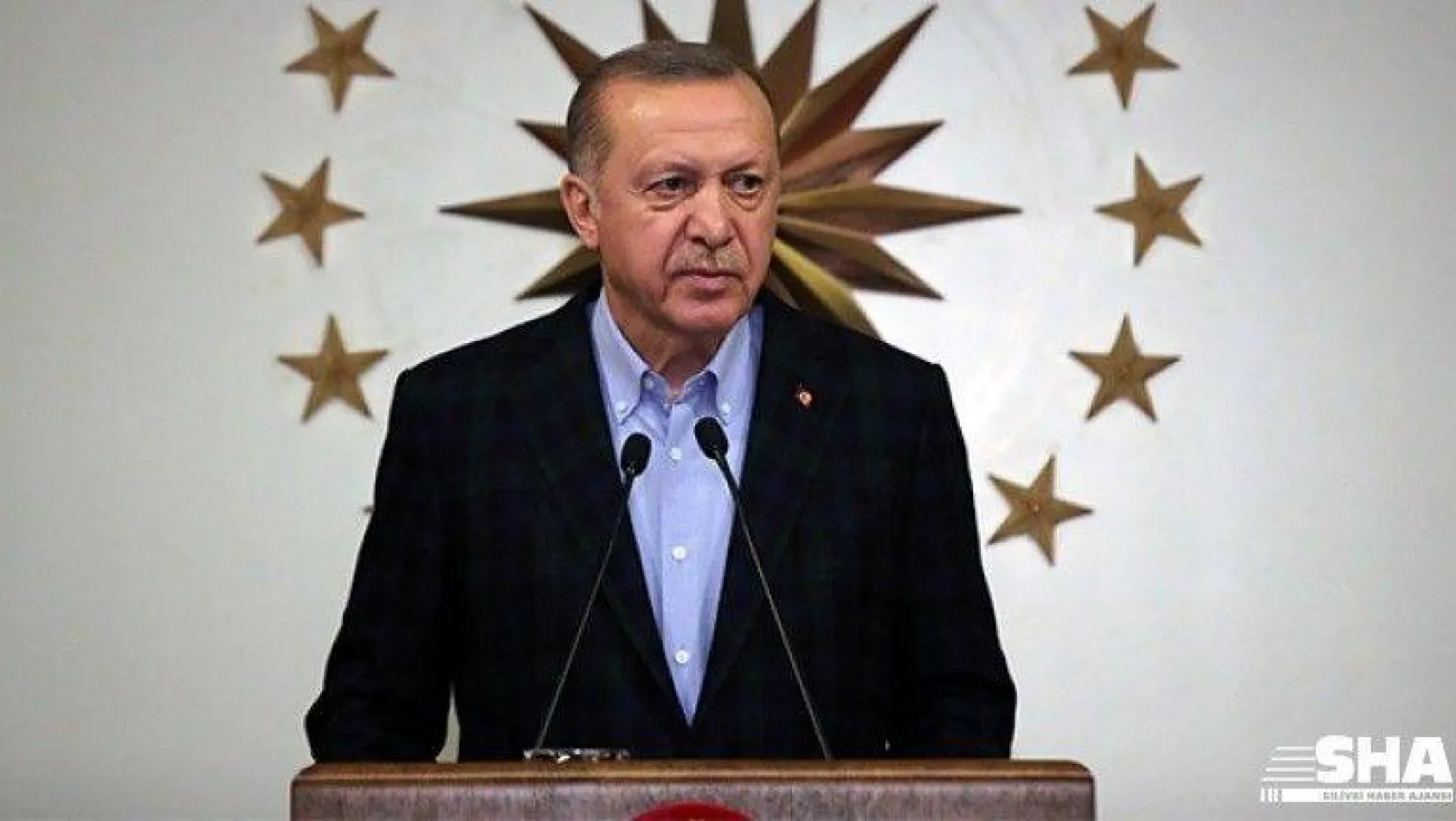 Cumhurbaşkanı Erdoğan: 'İlk etapta bu geceden itibaren 7 ilimiz giriş çıkış sınırlaması için bitiriyoruz. Bu illerimiz, Antalya, Aydın, Erzurum, Hatay, Malatya Mersin ve Muğla'dır.'